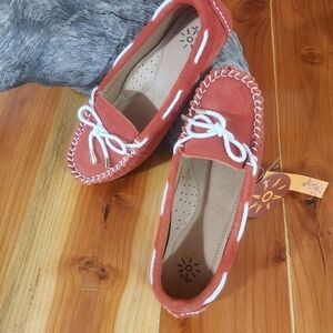 Red DIJE Mocs size 8